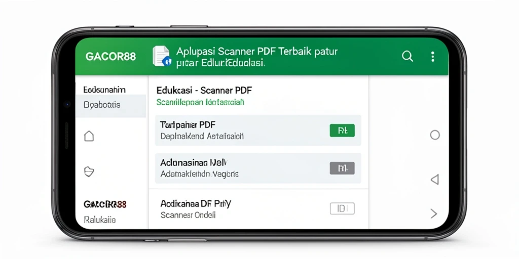 Antarmuka GACOR88 menunjukkan fitur pemindaian PDF yang intuitif.