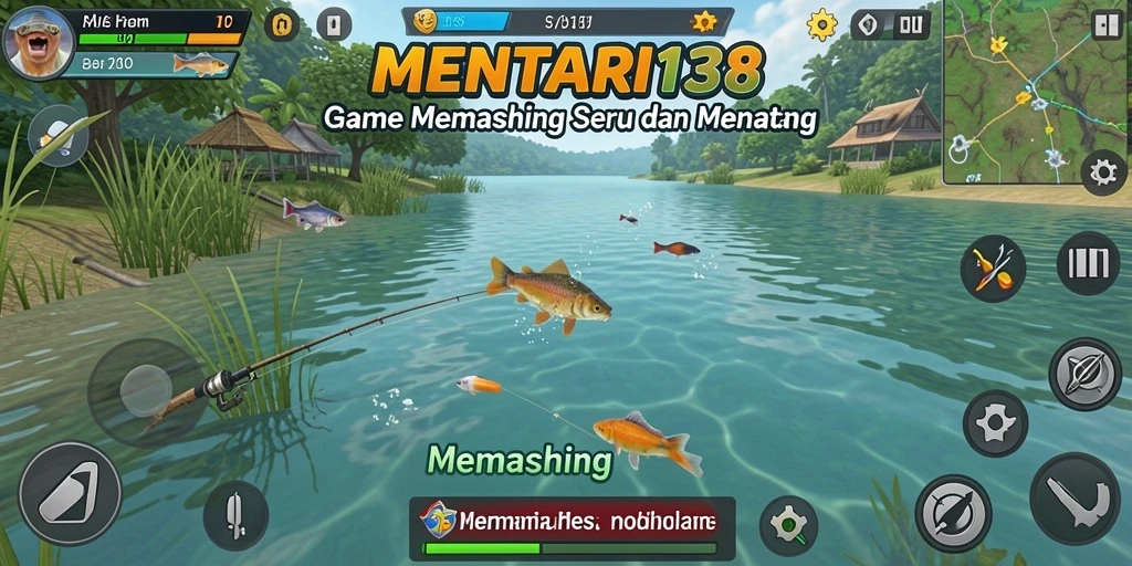 Antarmuka MENTARI138 yang memikat dengan elemen memancing yang interaktif.