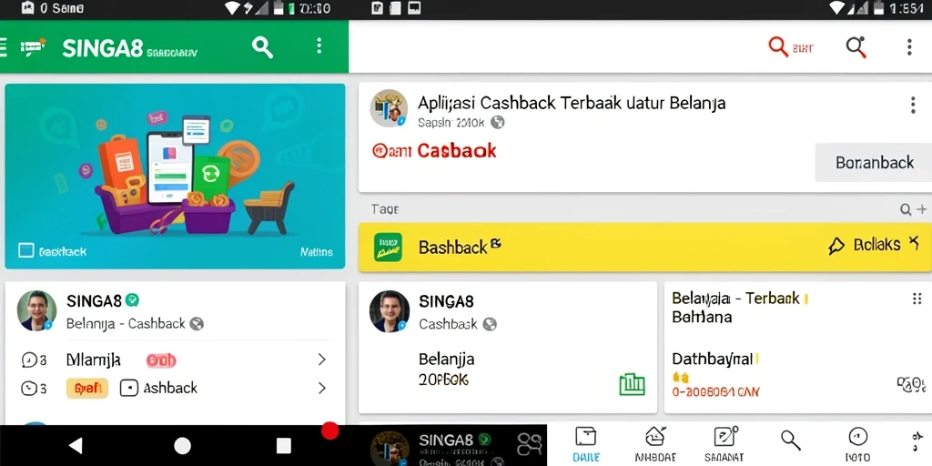 Tampilan antarmuka SINGA8 yang menarik dan mudah dipahami.